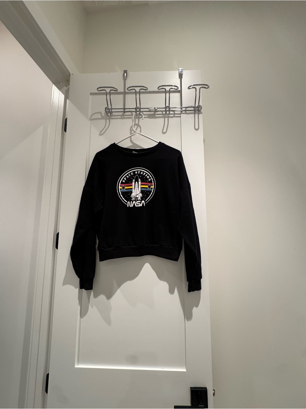 Freeze Black NASA Crewneck Sweatshirt